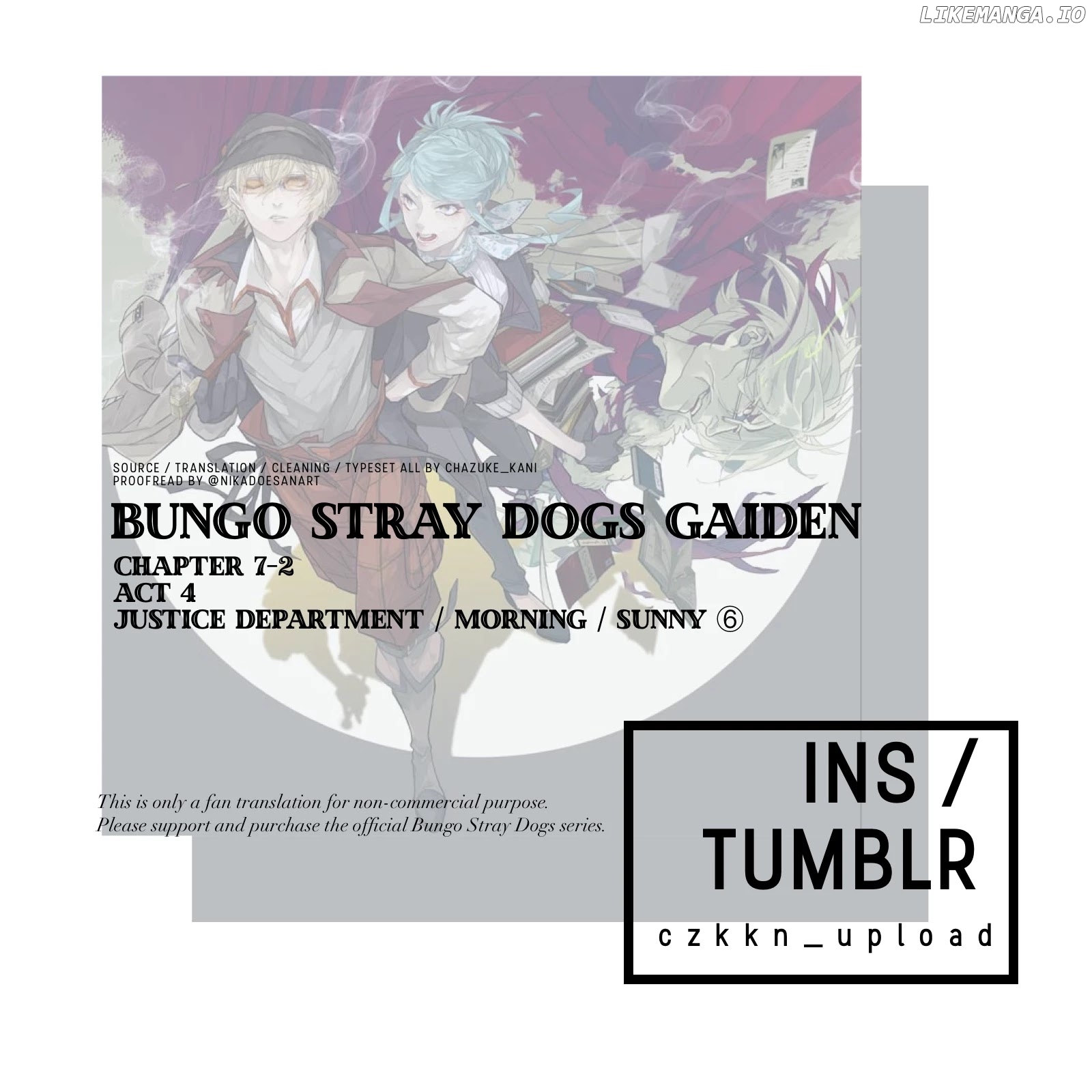 Bungou Stray Dogs Gaiden: Ayatsuji Yukito VS. Kyougoku Natsuhiko chapter 7.2 - page 1