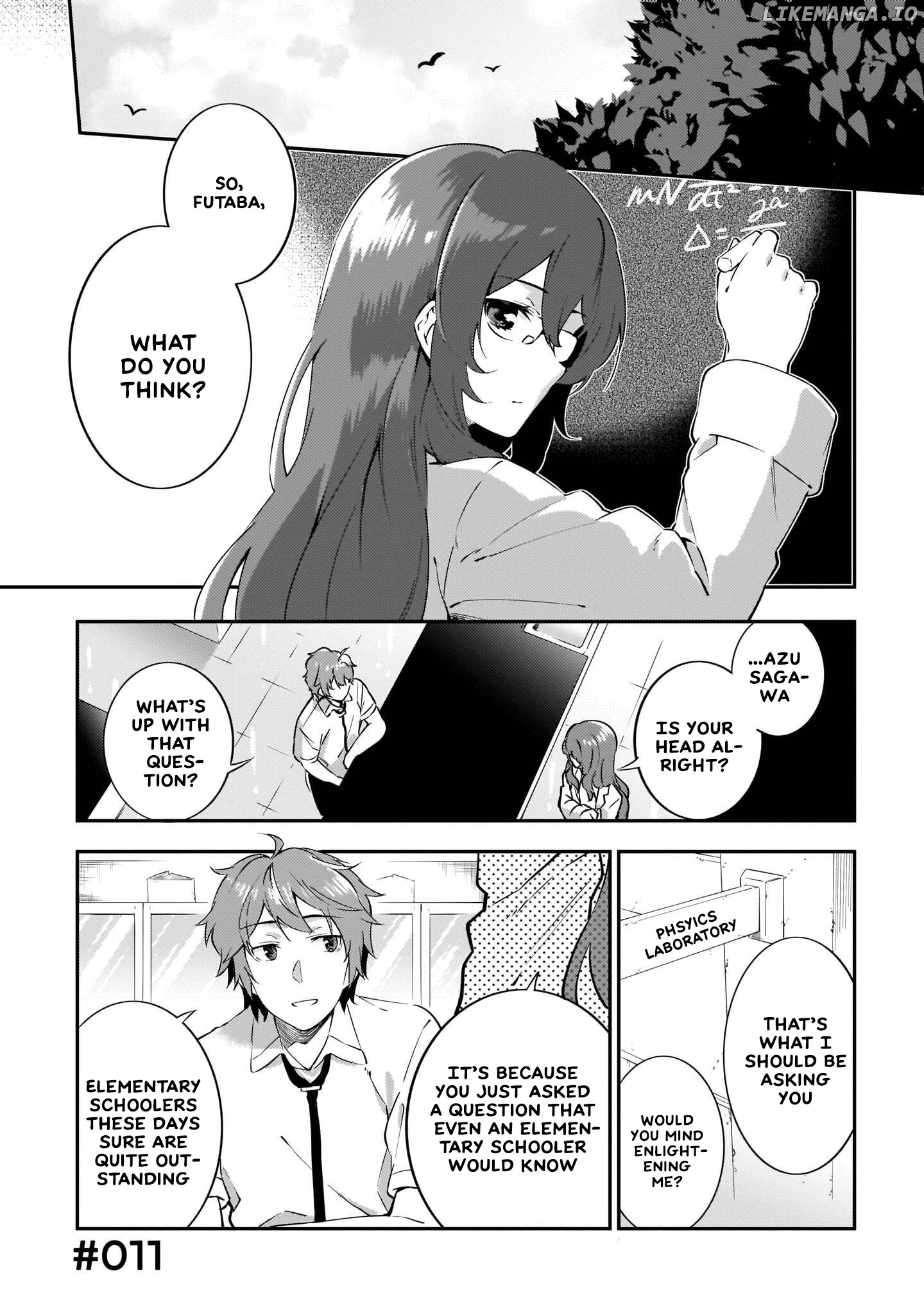Seishun Buta Yaro wa Petit Devil Kouhai no Yume wo Minai chapter 11 - page 2