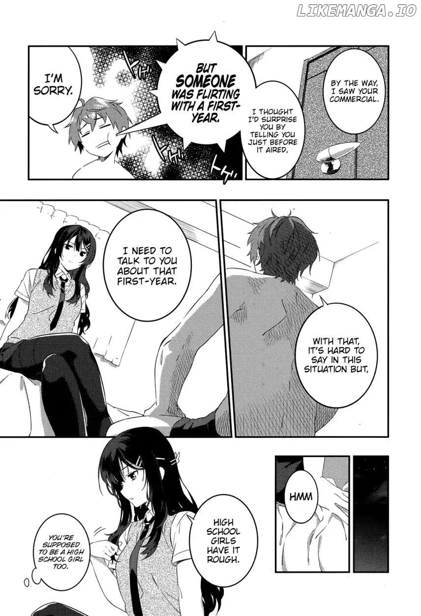 Seishun Buta Yaro wa Petit Devil Kouhai no Yume wo Minai chapter 4 - page 16