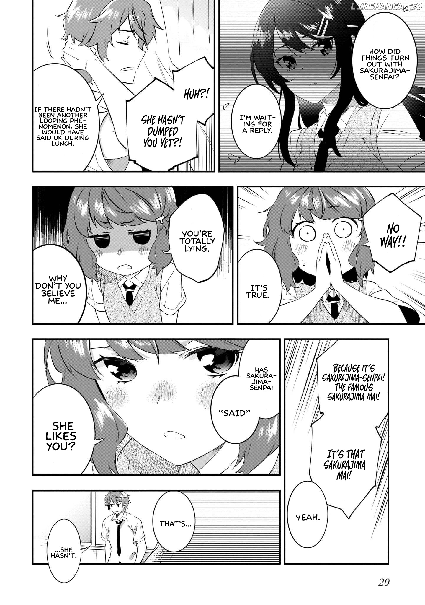 Seishun Buta Yaro wa Petit Devil Kouhai no Yume wo Minai chapter 7 - page 22