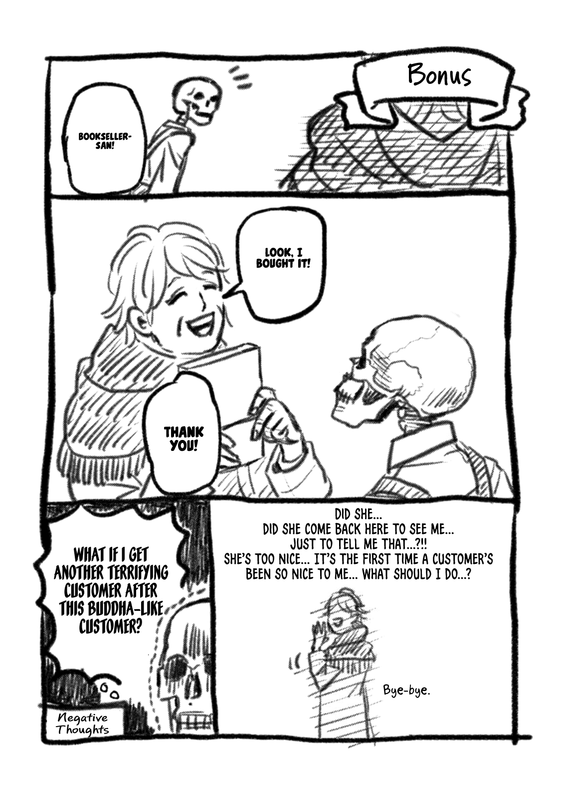 Skull-Face Bookseller Honda-San chapter 7.5 - page 6
