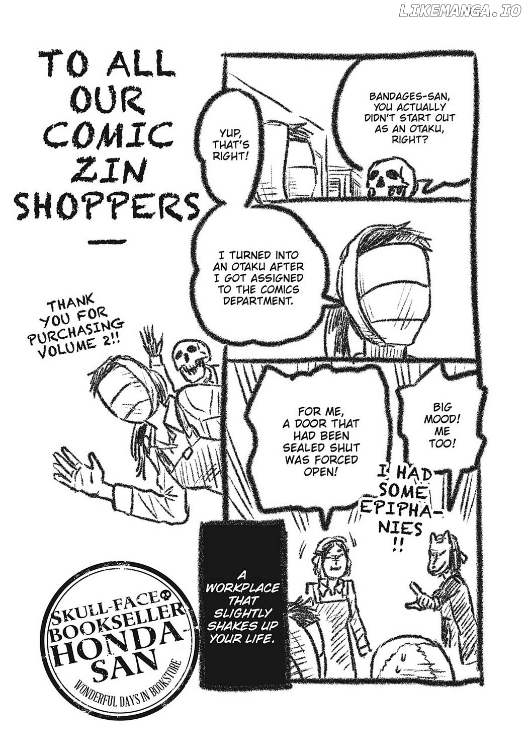 Skull-Face Bookseller Honda-San chapter 24.5 - page 29