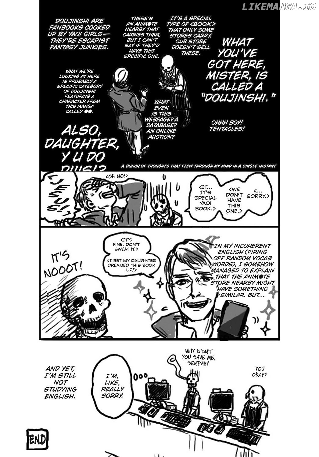 Skull-Face Bookseller Honda-San chapter 24.5 - page 36