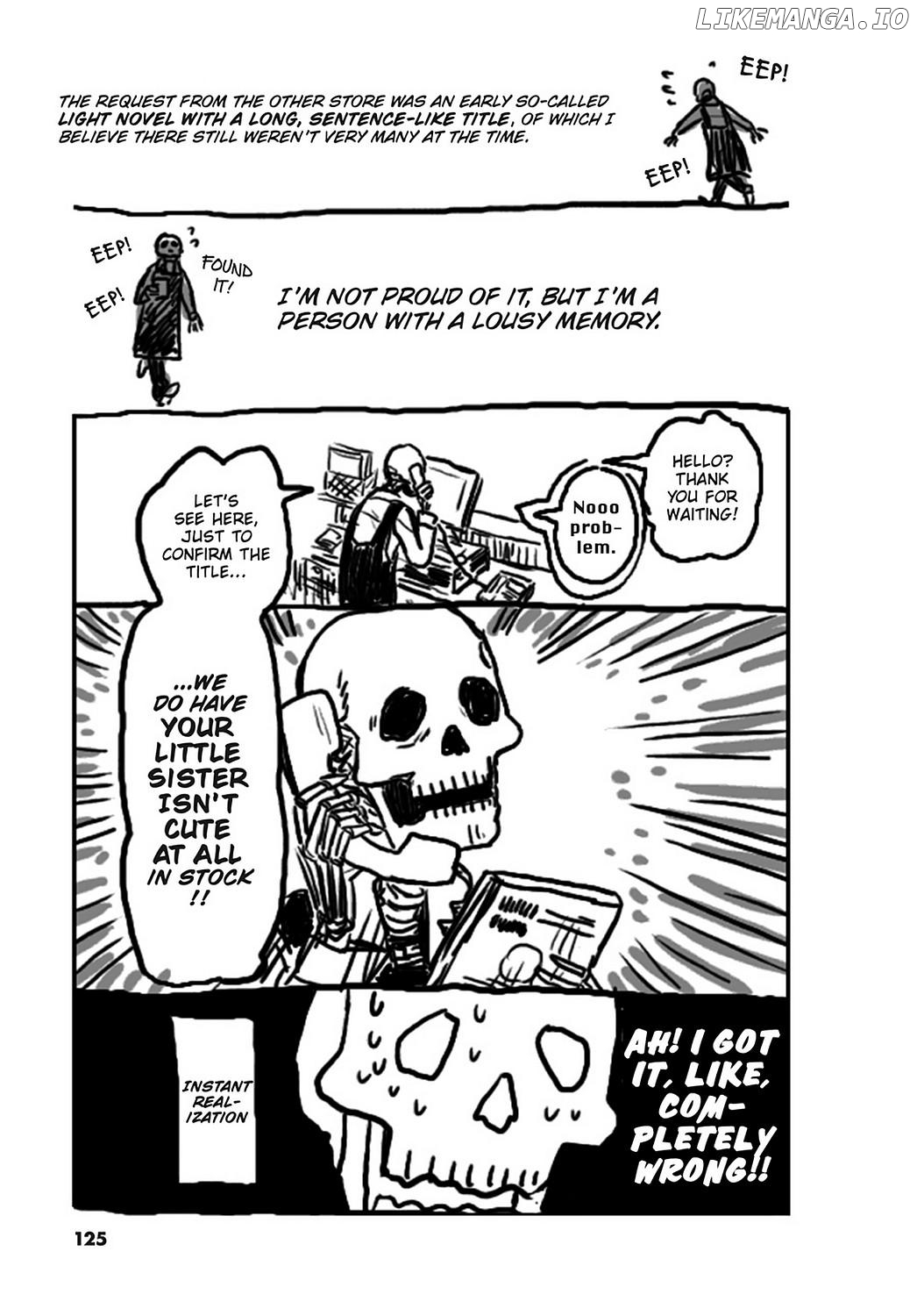 Skull-Face Bookseller Honda-San chapter 24.5 - page 41