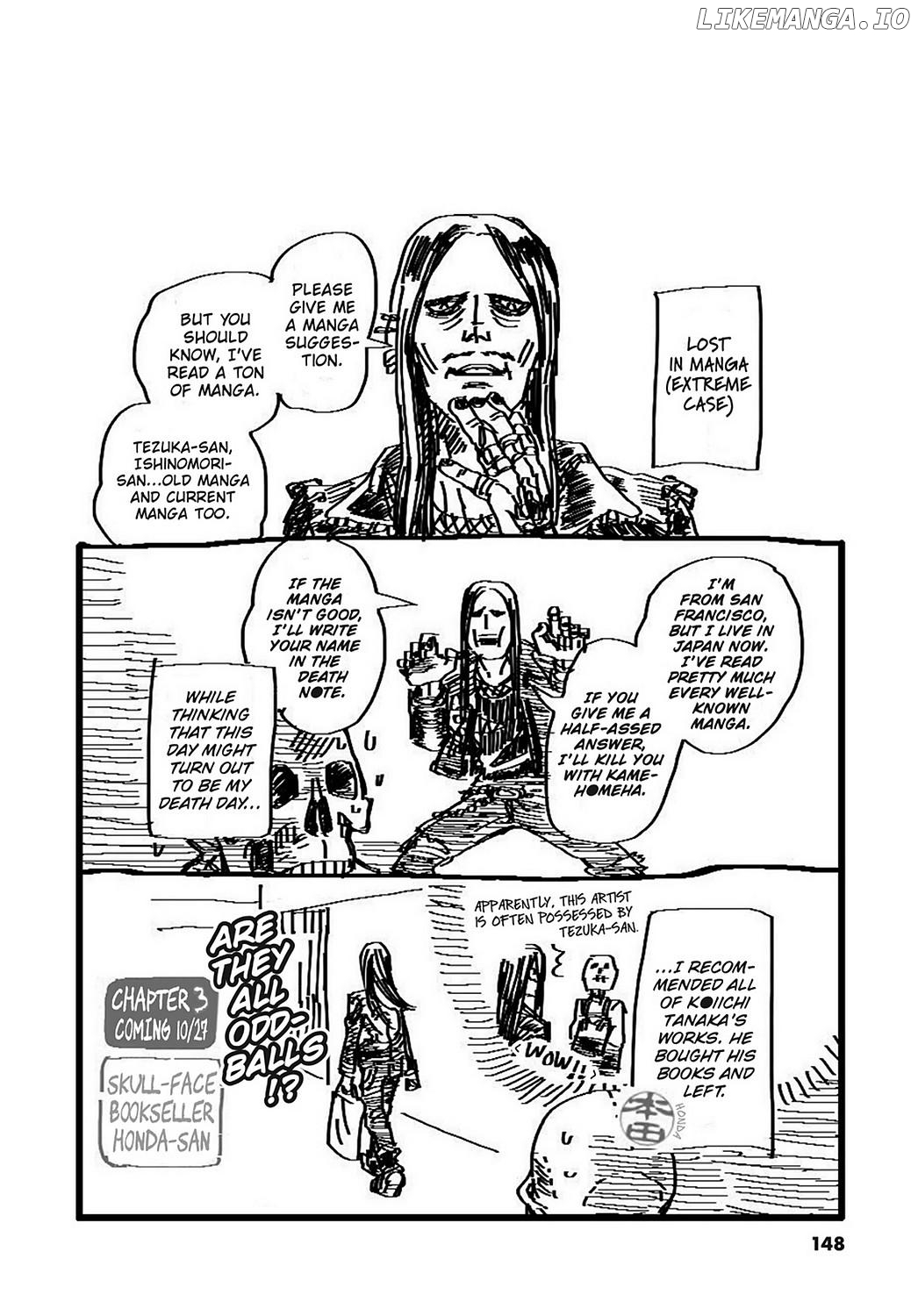 Skull-Face Bookseller Honda-San chapter 24.5 - page 64