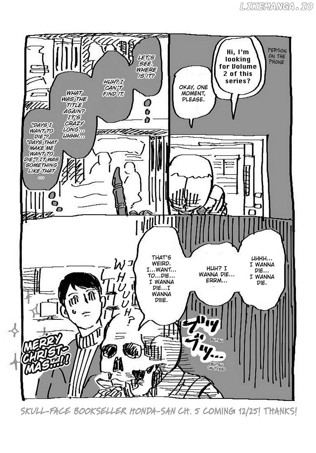 Skull-Face Bookseller Honda-San chapter 24.5 - page 65