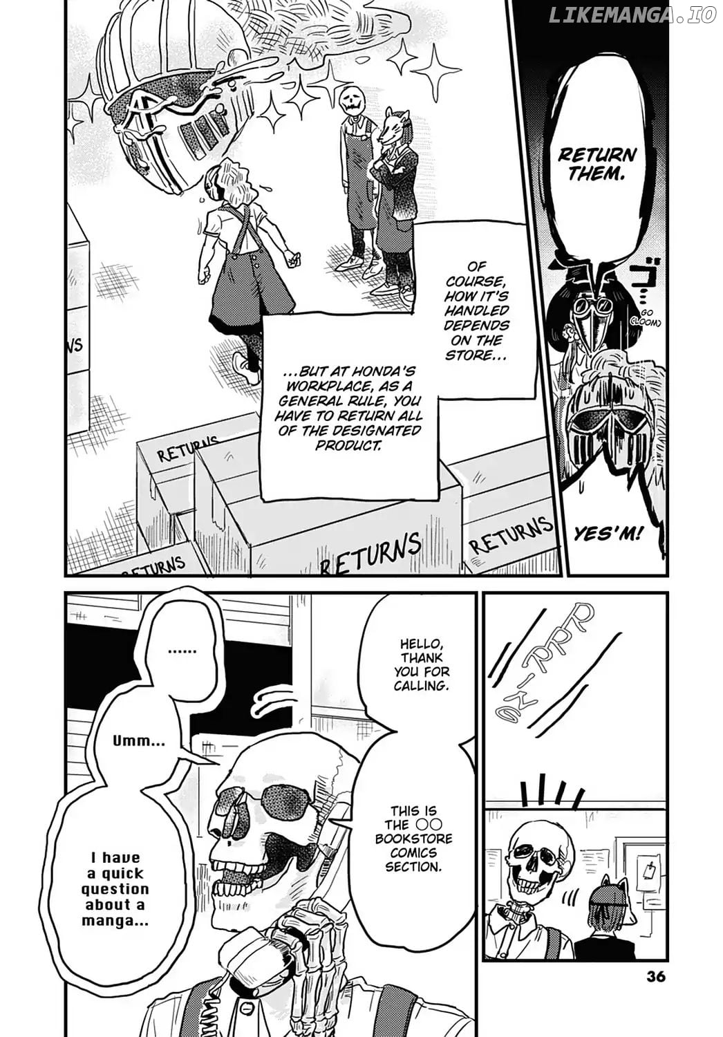Skull-Face Bookseller Honda-San chapter 10 - page 10
