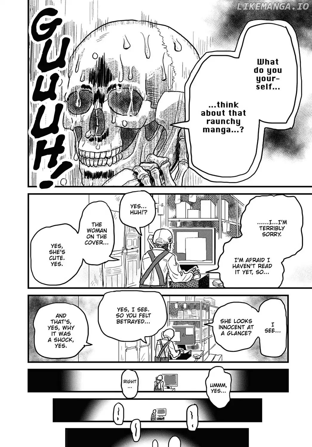 Skull-Face Bookseller Honda-San chapter 10 - page 14
