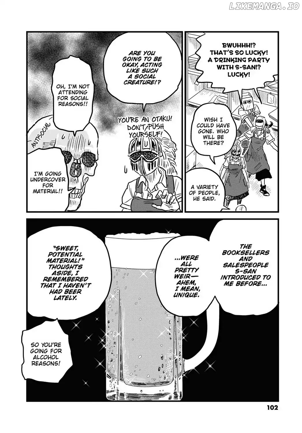 Skull-Face Bookseller Honda-San chapter 14 - page 4