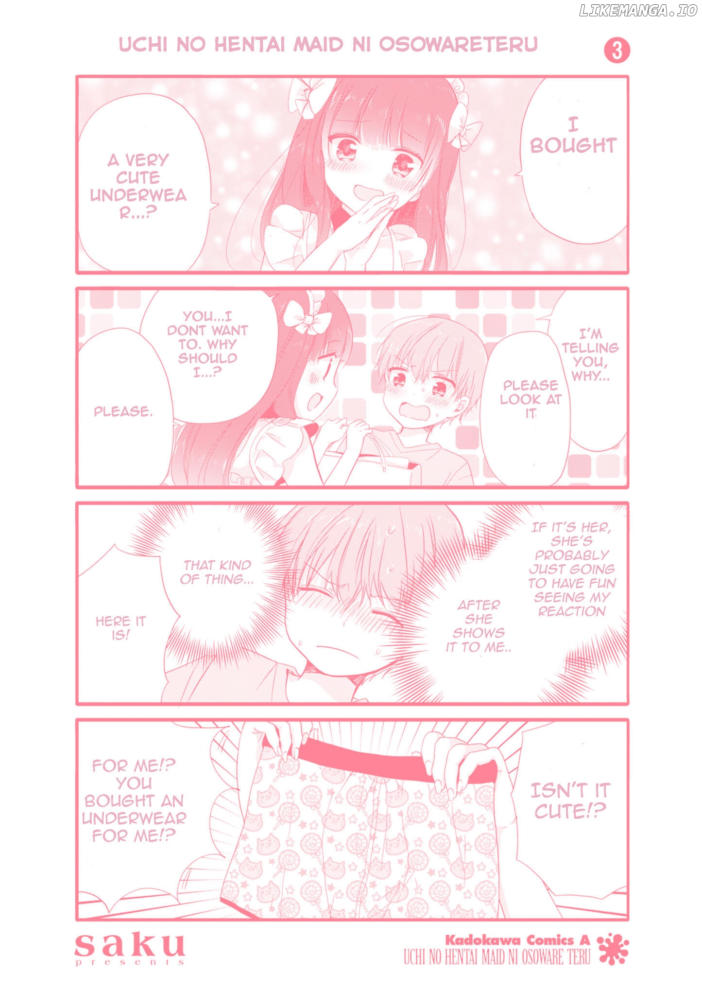 Uchi no Hentai Maid ni Osowareteru Chapter 46.6 - page 2