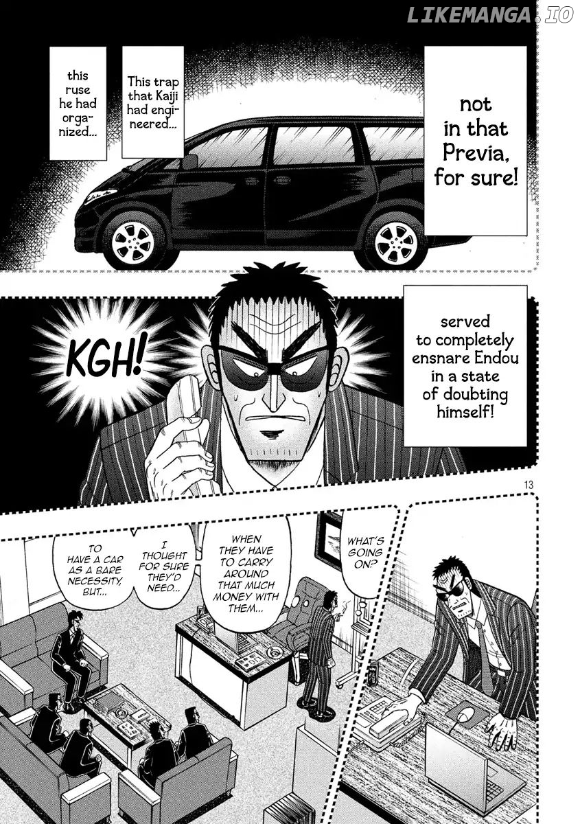 Kaiji series - 6th Part: Tobaku Datenroku Kaiji: 24oku Dasshutsu Hen chapter 72 - page 13