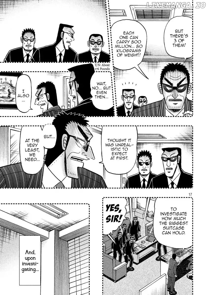 Kaiji series - 6th Part: Tobaku Datenroku Kaiji: 24oku Dasshutsu Hen chapter 72 - page 17