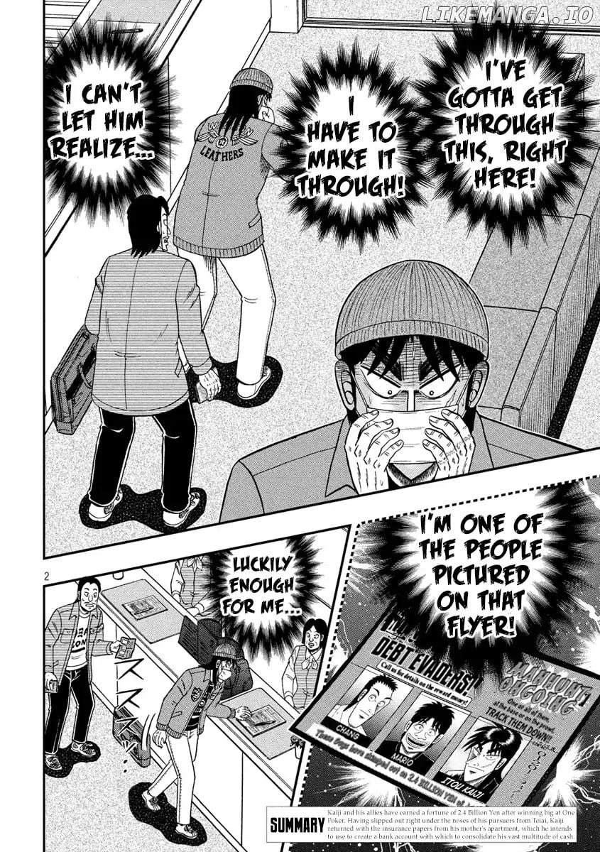 Kaiji series - 6th Part: Tobaku Datenroku Kaiji: 24oku Dasshutsu Hen chapter 70 - page 2
