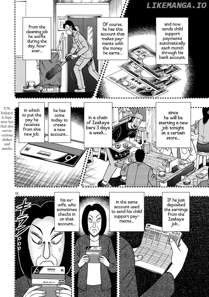 Kaiji series - 6th Part: Tobaku Datenroku Kaiji: 24oku Dasshutsu Hen chapter 69 - page 16