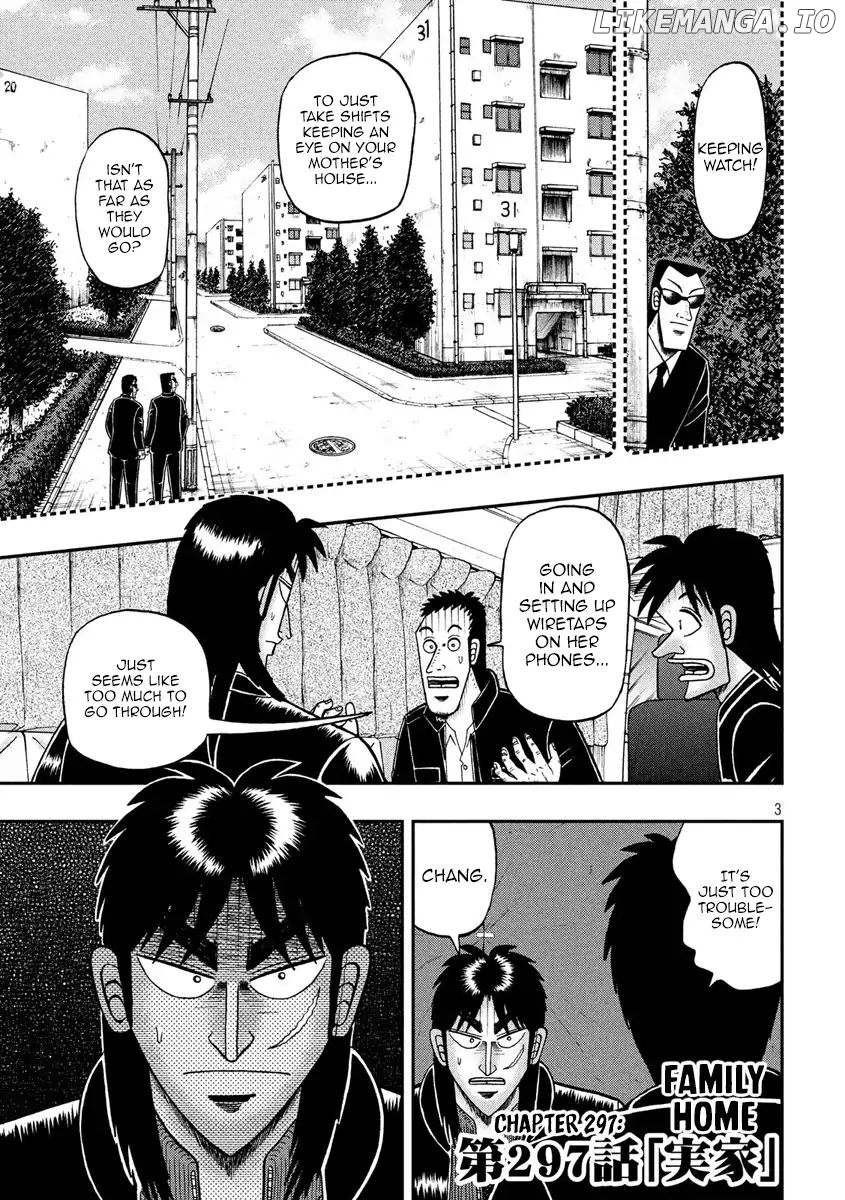 Kaiji series - 6th Part: Tobaku Datenroku Kaiji: 24oku Dasshutsu Hen chapter 42 - page 3