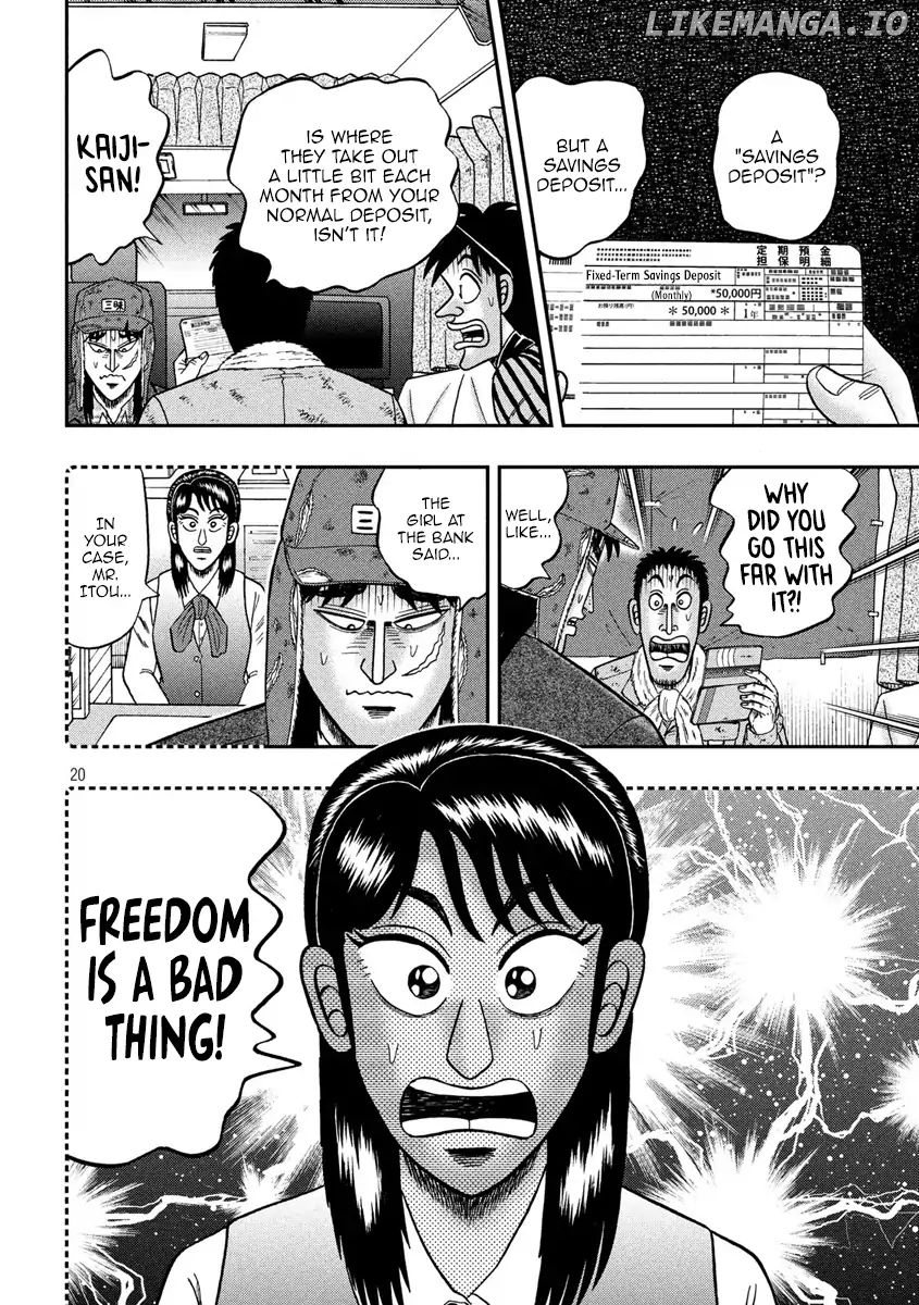 Kaiji series - 6th Part: Tobaku Datenroku Kaiji: 24oku Dasshutsu Hen chapter 68 - page 20