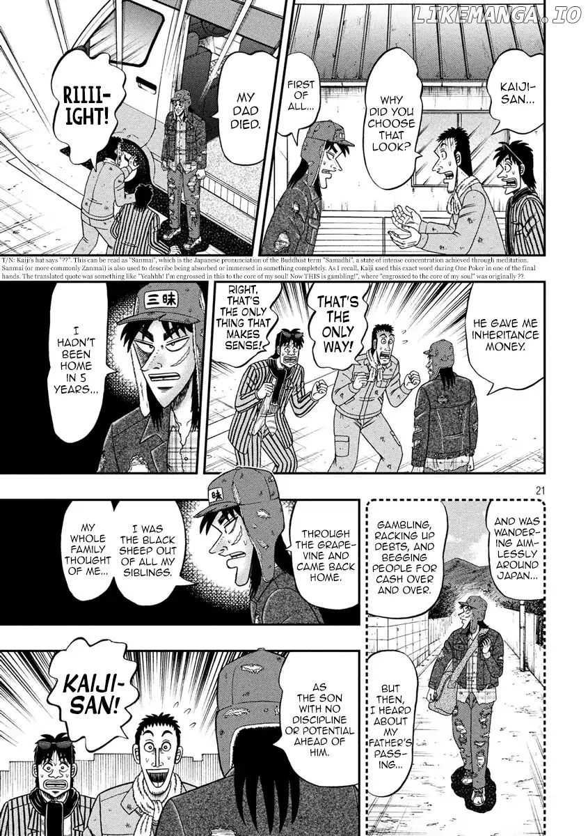 Kaiji series - 6th Part: Tobaku Datenroku Kaiji: 24oku Dasshutsu Hen chapter 66 - page 21