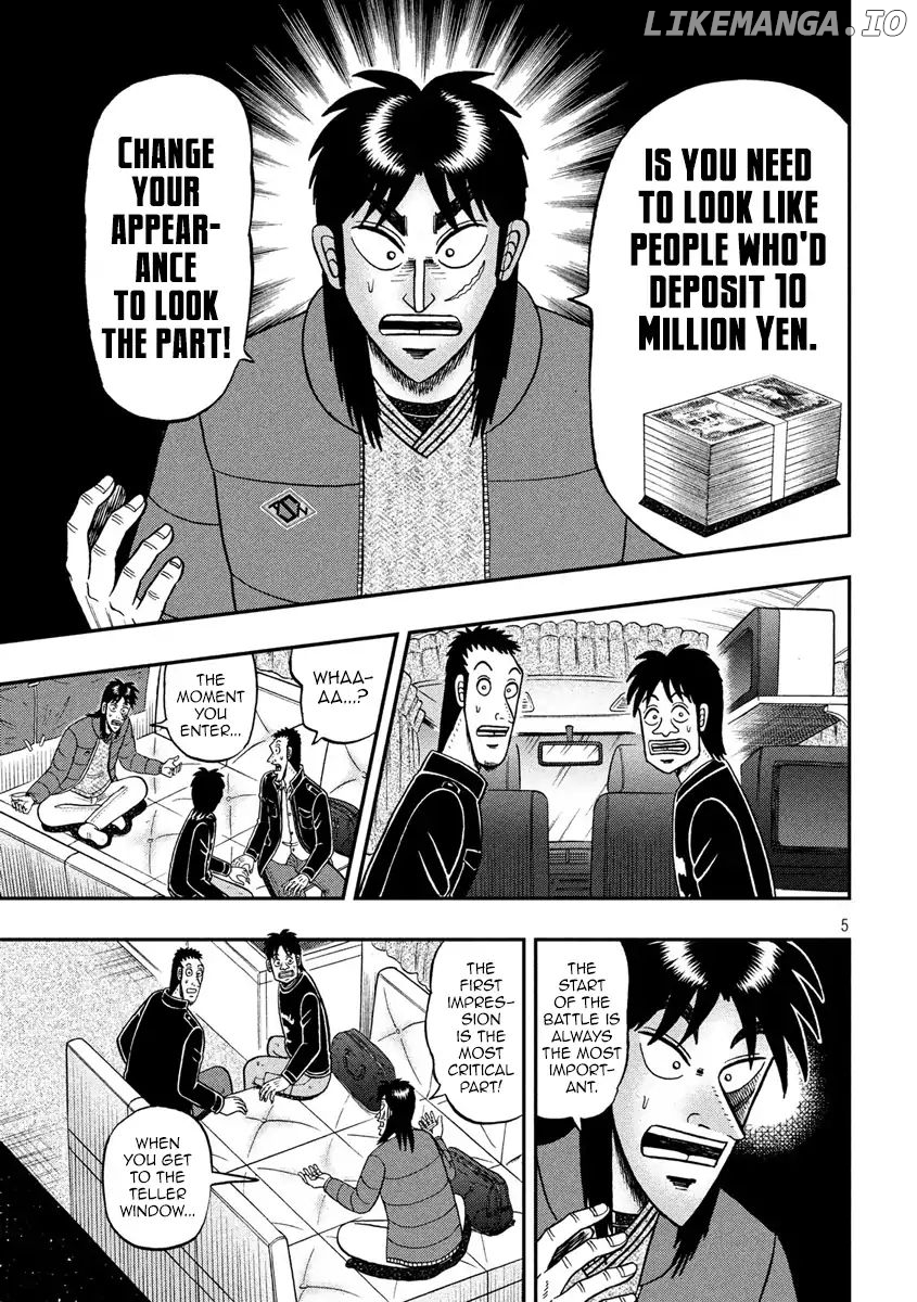 Kaiji series - 6th Part: Tobaku Datenroku Kaiji: 24oku Dasshutsu Hen chapter 66 - page 5