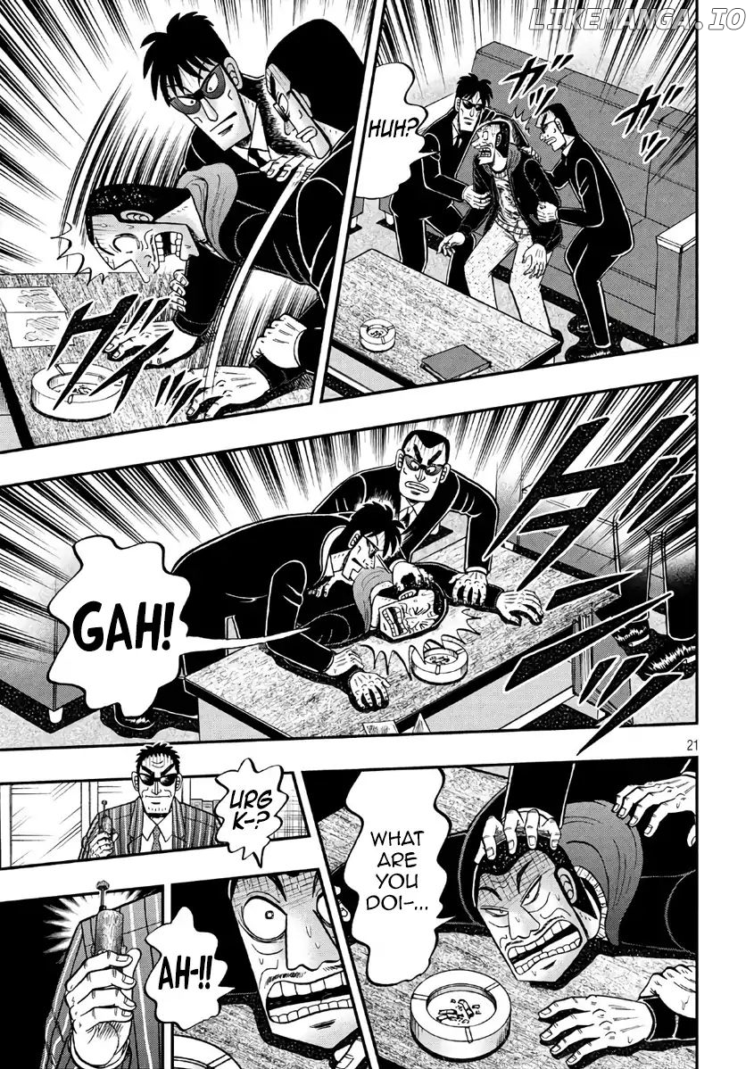 Kaiji series - 6th Part: Tobaku Datenroku Kaiji: 24oku Dasshutsu Hen chapter 35 - page 21