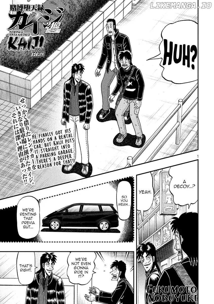 Kaiji series - 6th Part: Tobaku Datenroku Kaiji: 24oku Dasshutsu Hen chapter 37 - page 1