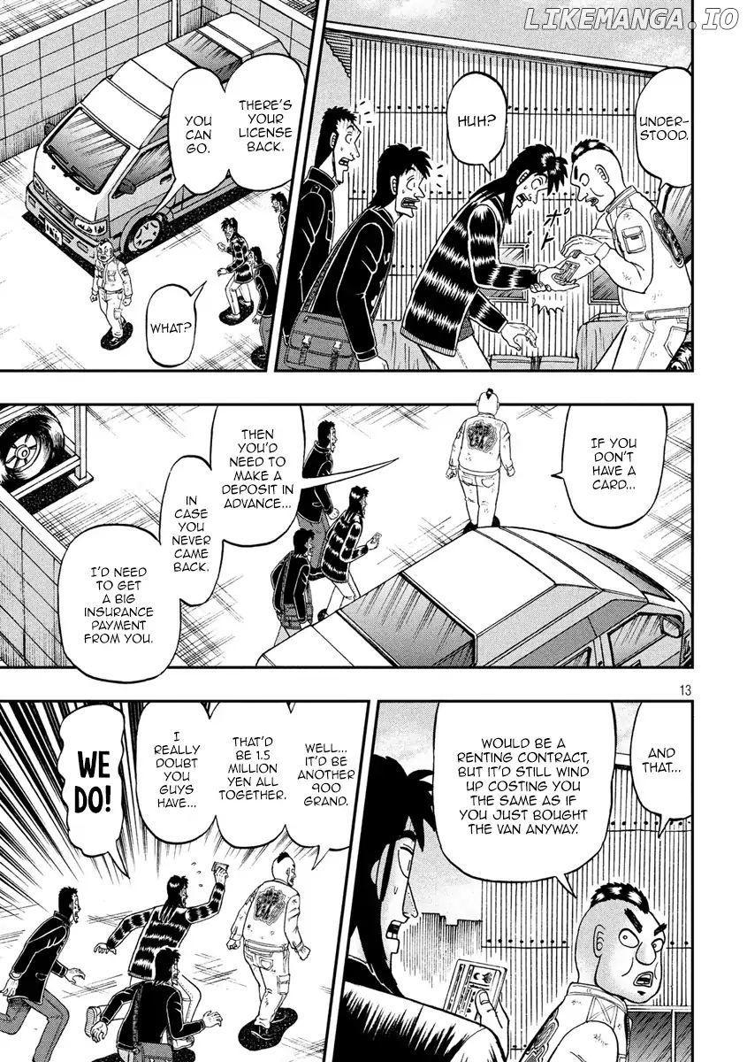 Kaiji series - 6th Part: Tobaku Datenroku Kaiji: 24oku Dasshutsu Hen chapter 38 - page 13
