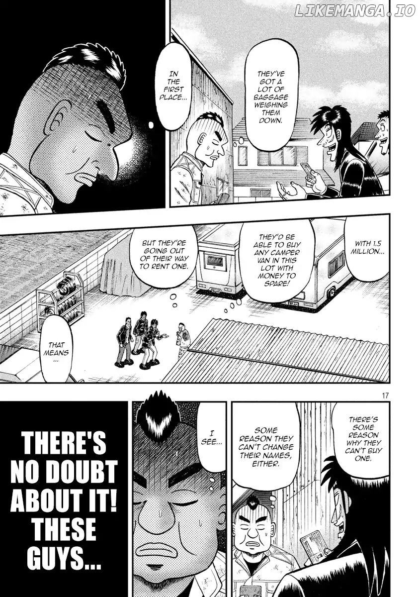 Kaiji series - 6th Part: Tobaku Datenroku Kaiji: 24oku Dasshutsu Hen chapter 38 - page 17
