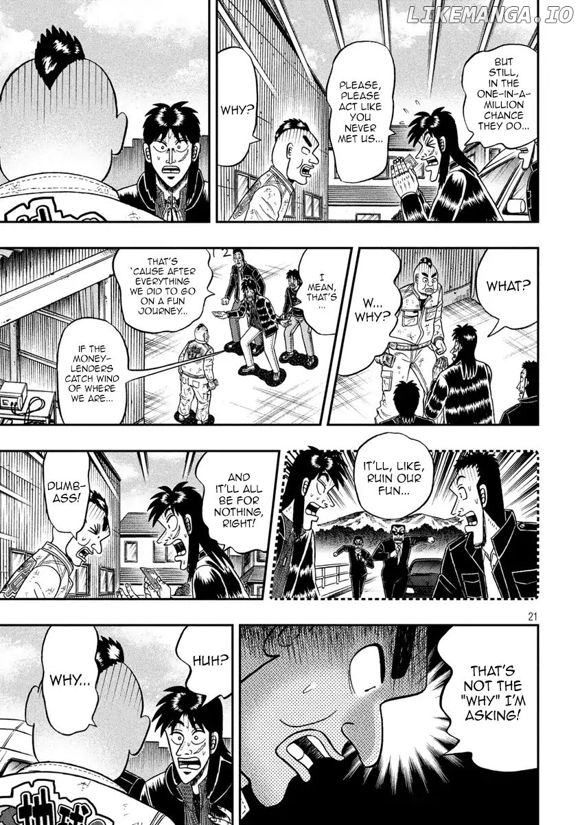Kaiji series - 6th Part: Tobaku Datenroku Kaiji: 24oku Dasshutsu Hen chapter 38 - page 21