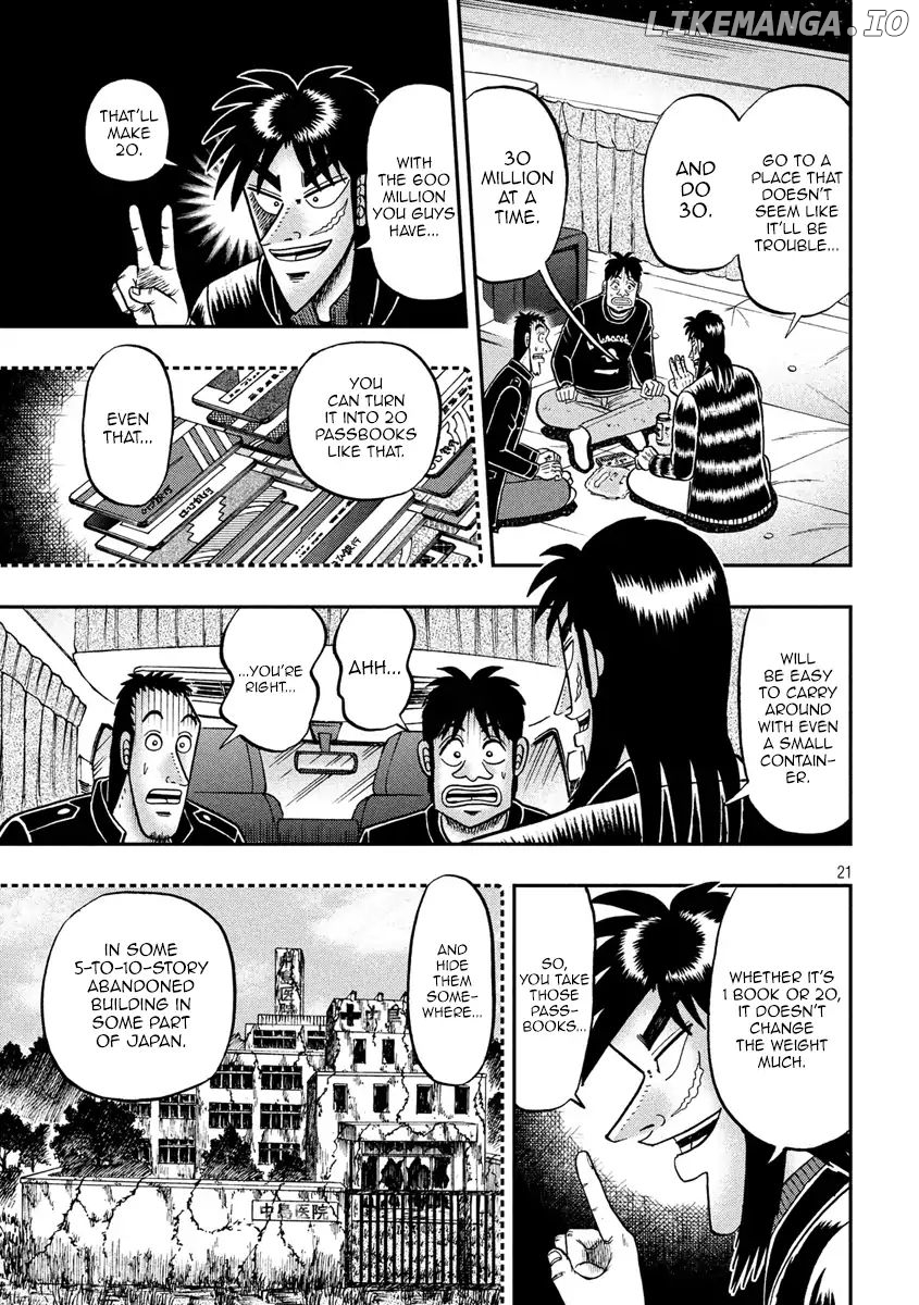 Kaiji series - 6th Part: Tobaku Datenroku Kaiji: 24oku Dasshutsu Hen chapter 40 - page 21