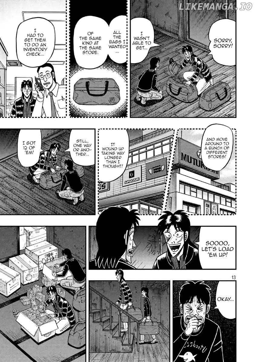 Kaiji series - 6th Part: Tobaku Datenroku Kaiji: 24oku Dasshutsu Hen chapter 32 - page 13