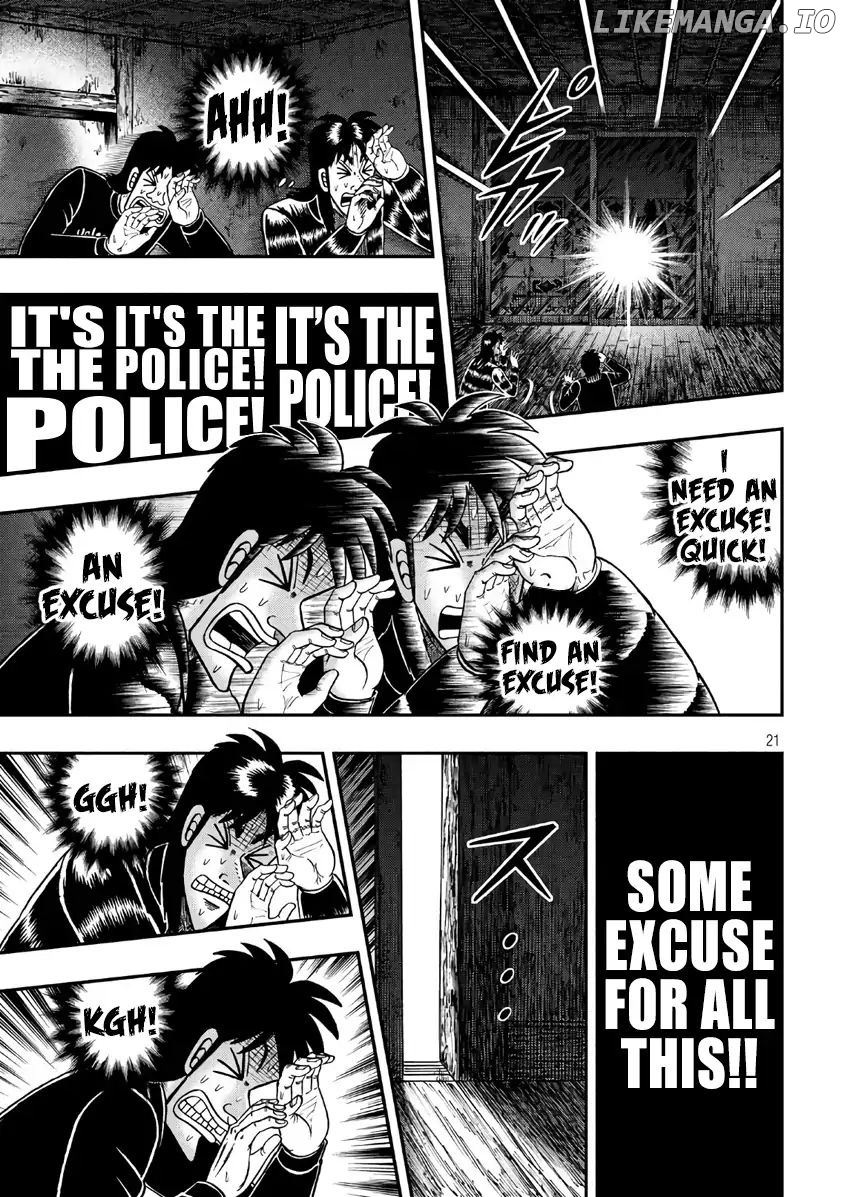 Kaiji series - 6th Part: Tobaku Datenroku Kaiji: 24oku Dasshutsu Hen chapter 32 - page 21