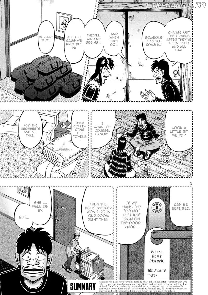 Kaiji series - 6th Part: Tobaku Datenroku Kaiji: 24oku Dasshutsu Hen chapter 32 - page 3
