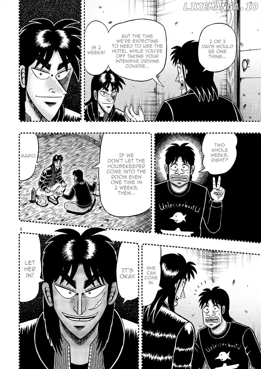 Kaiji series - 6th Part: Tobaku Datenroku Kaiji: 24oku Dasshutsu Hen chapter 32 - page 4