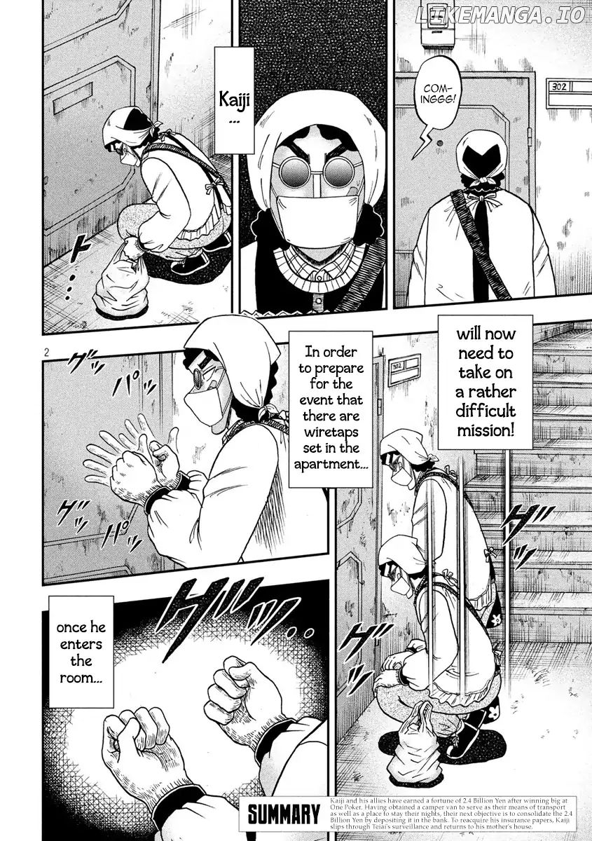 Kaiji series - 6th Part: Tobaku Datenroku Kaiji: 24oku Dasshutsu Hen chapter 44 - page 2