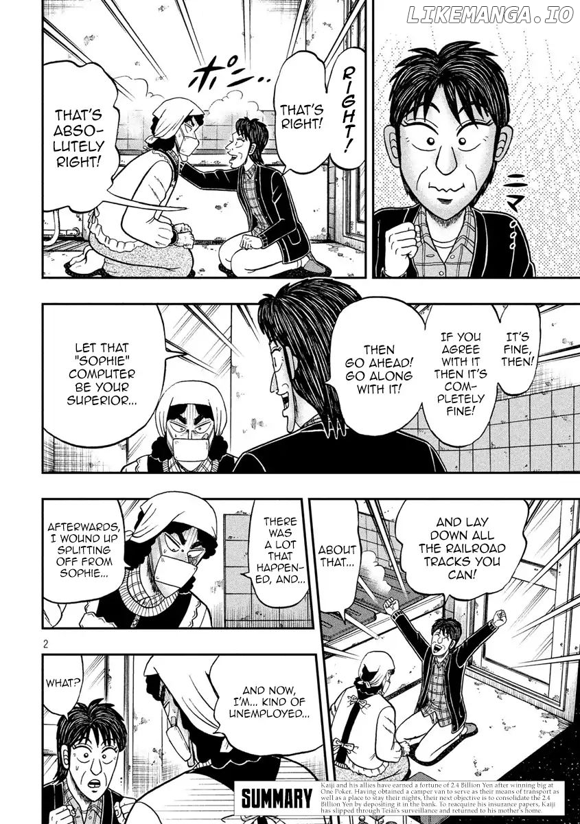 Kaiji series - 6th Part: Tobaku Datenroku Kaiji: 24oku Dasshutsu Hen chapter 48 - page 2