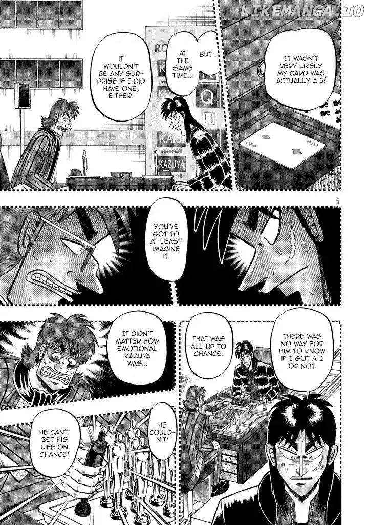 Kaiji series - 6th Part: Tobaku Datenroku Kaiji: 24oku Dasshutsu Hen chapter 10 - page 5