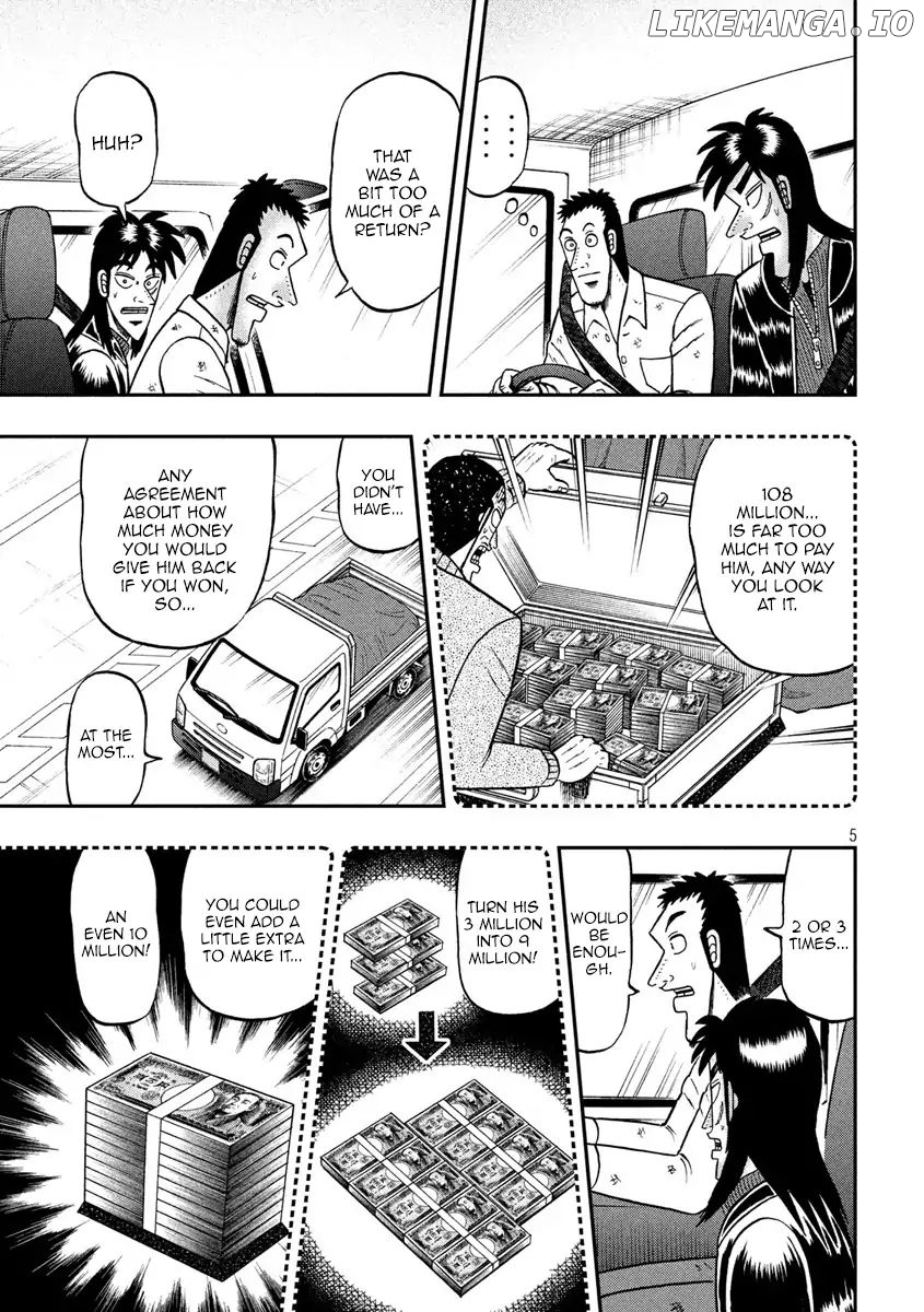 Kaiji series - 6th Part: Tobaku Datenroku Kaiji: 24oku Dasshutsu Hen chapter 16 - page 5