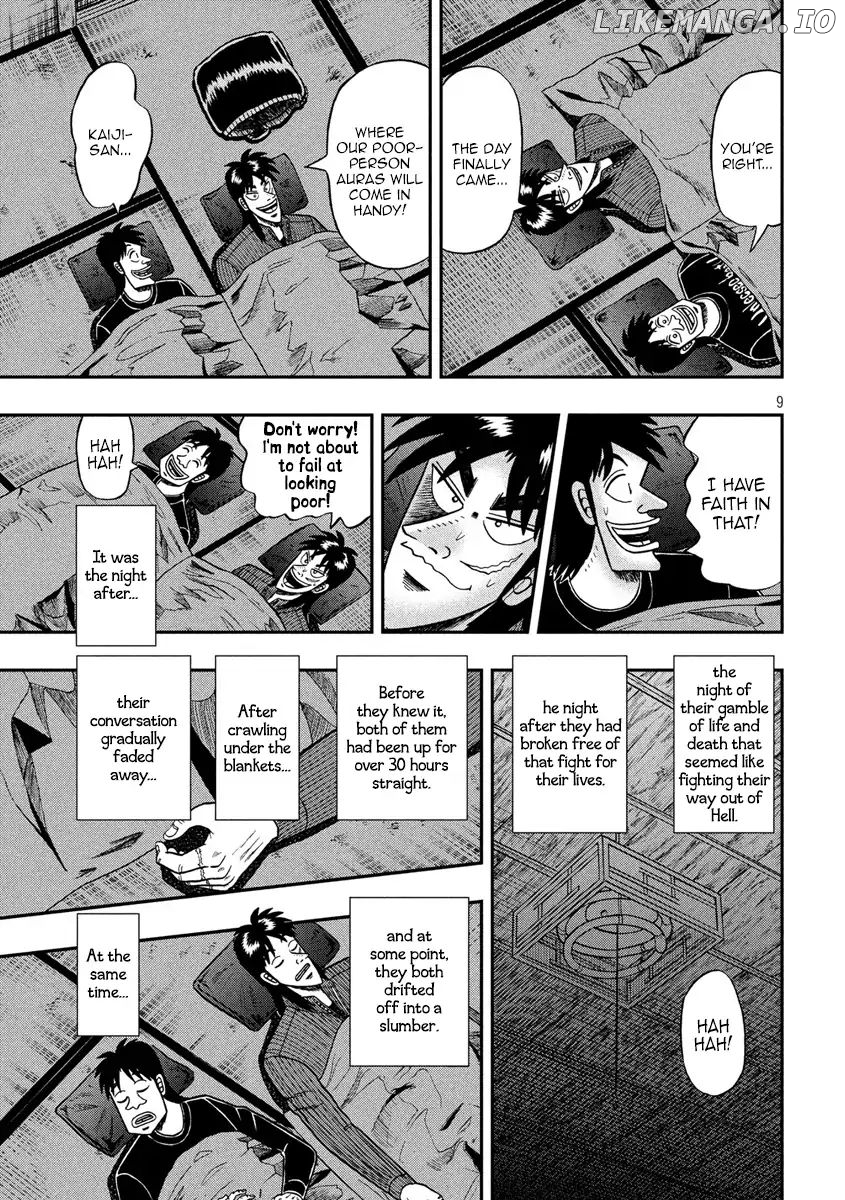 Kaiji series - 6th Part: Tobaku Datenroku Kaiji: 24oku Dasshutsu Hen chapter 19 - page 9