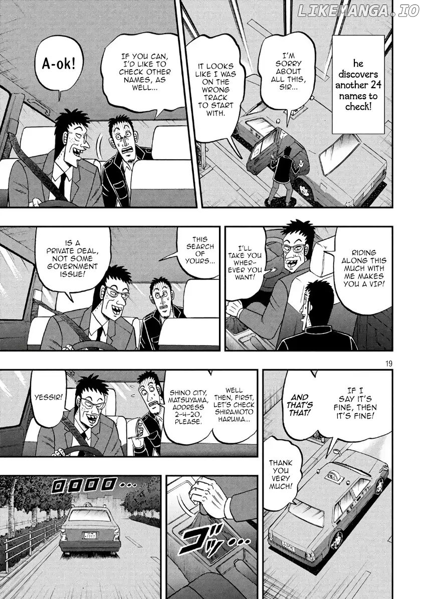 Kaiji series - 6th Part: Tobaku Datenroku Kaiji: 24oku Dasshutsu Hen chapter 30 - page 19
