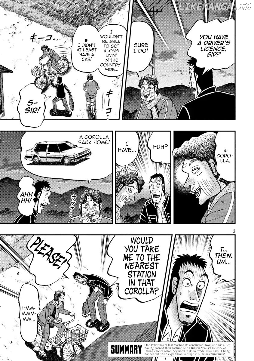 Kaiji series - 6th Part: Tobaku Datenroku Kaiji: 24oku Dasshutsu Hen chapter 21 - page 3