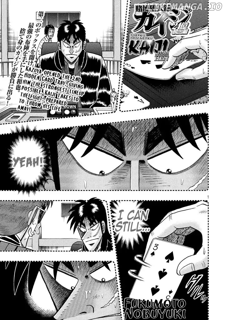 Kaiji series - 6th Part: Tobaku Datenroku Kaiji: 24oku Dasshutsu Hen chapter 9 - page 1