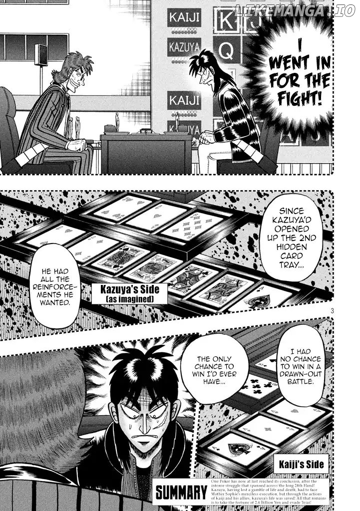 Kaiji series - 6th Part: Tobaku Datenroku Kaiji: 24oku Dasshutsu Hen chapter 9 - page 3