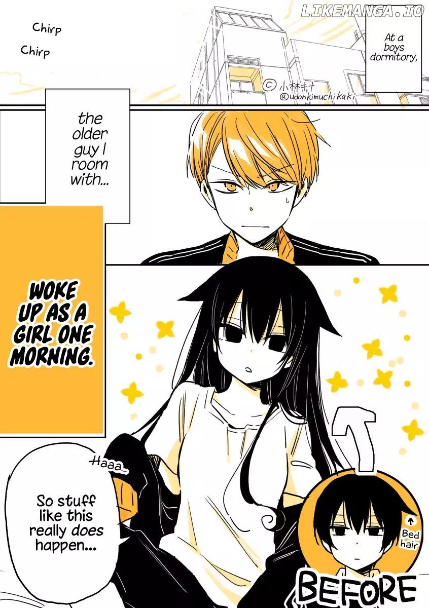 About A Lazy High School Guy Who Woke Up As A Girl One Morning chapter 1 - page 2