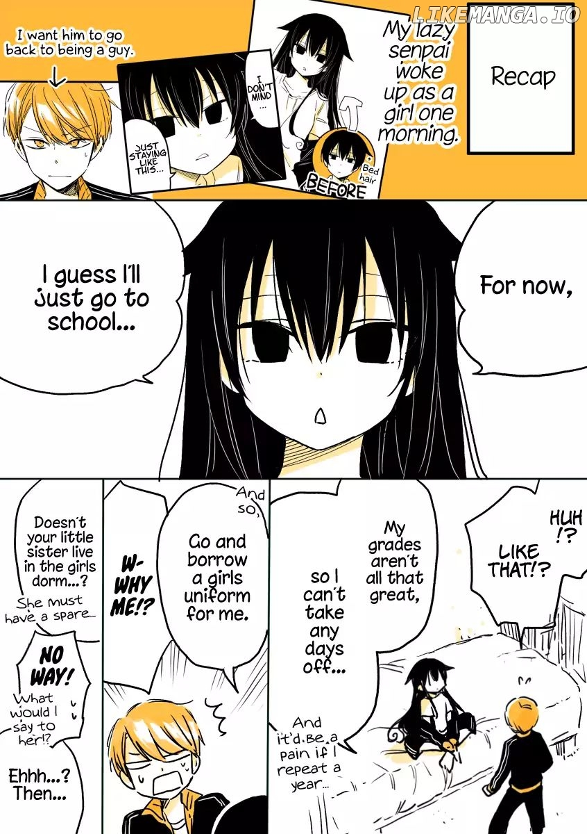 About A Lazy High School Guy Who Woke Up As A Girl One Morning chapter 2 - page 2