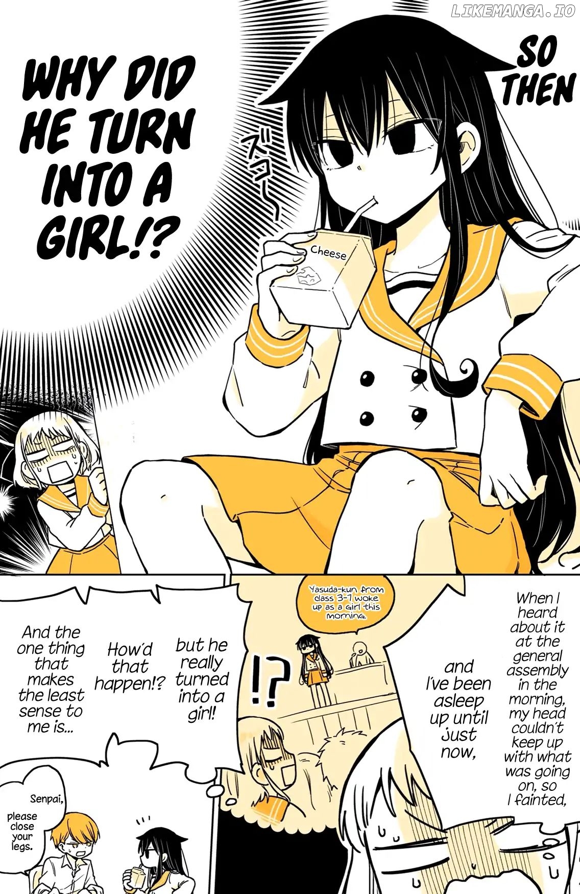 About A Lazy High School Guy Who Woke Up As A Girl One Morning chapter 8 - page 3