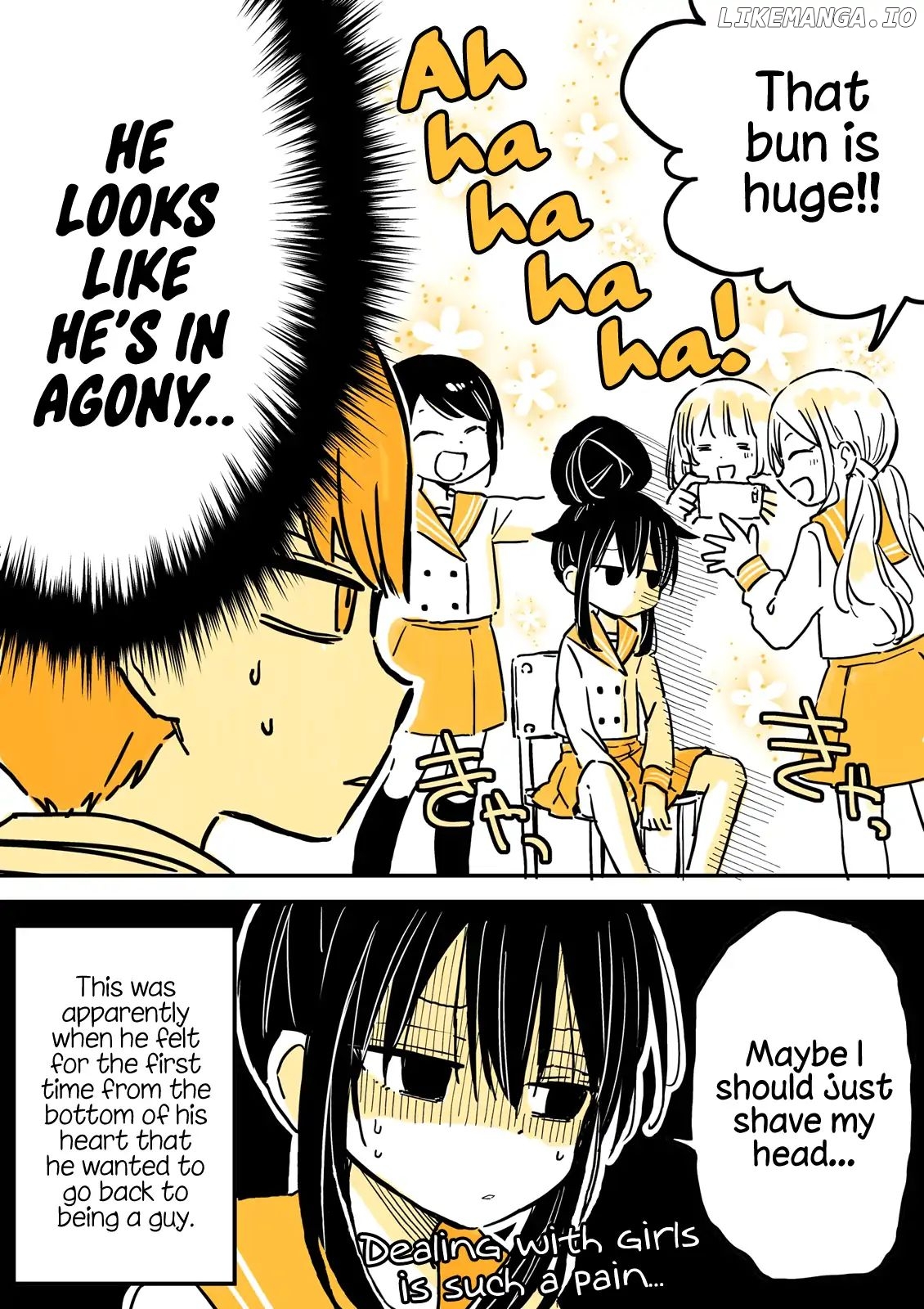 About A Lazy High School Guy Who Woke Up As A Girl One Morning chapter 5 - page 4