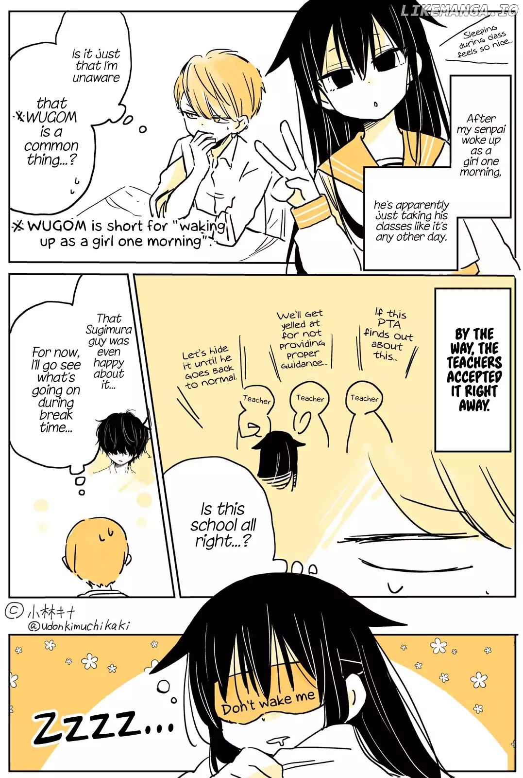 About A Lazy High School Guy Who Woke Up As A Girl One Morning chapter 4 - page 2
