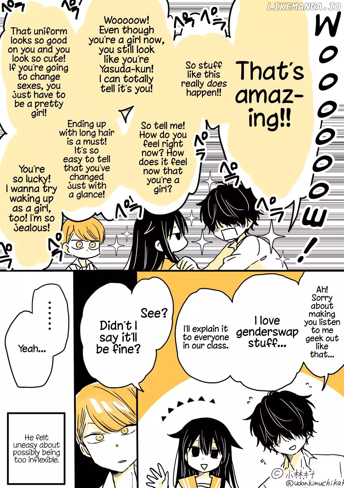 About A Lazy High School Guy Who Woke Up As A Girl One Morning chapter 3 - page 5