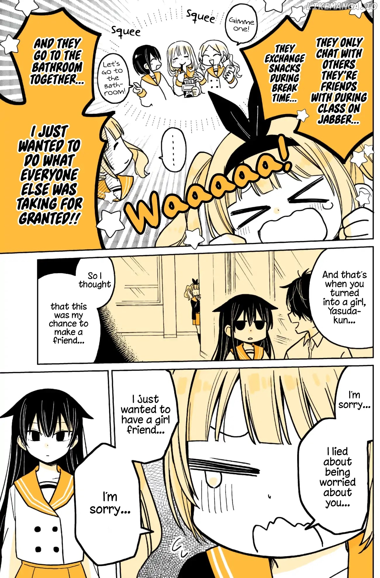 About A Lazy High School Guy Who Woke Up As A Girl One Morning chapter 13 - page 3