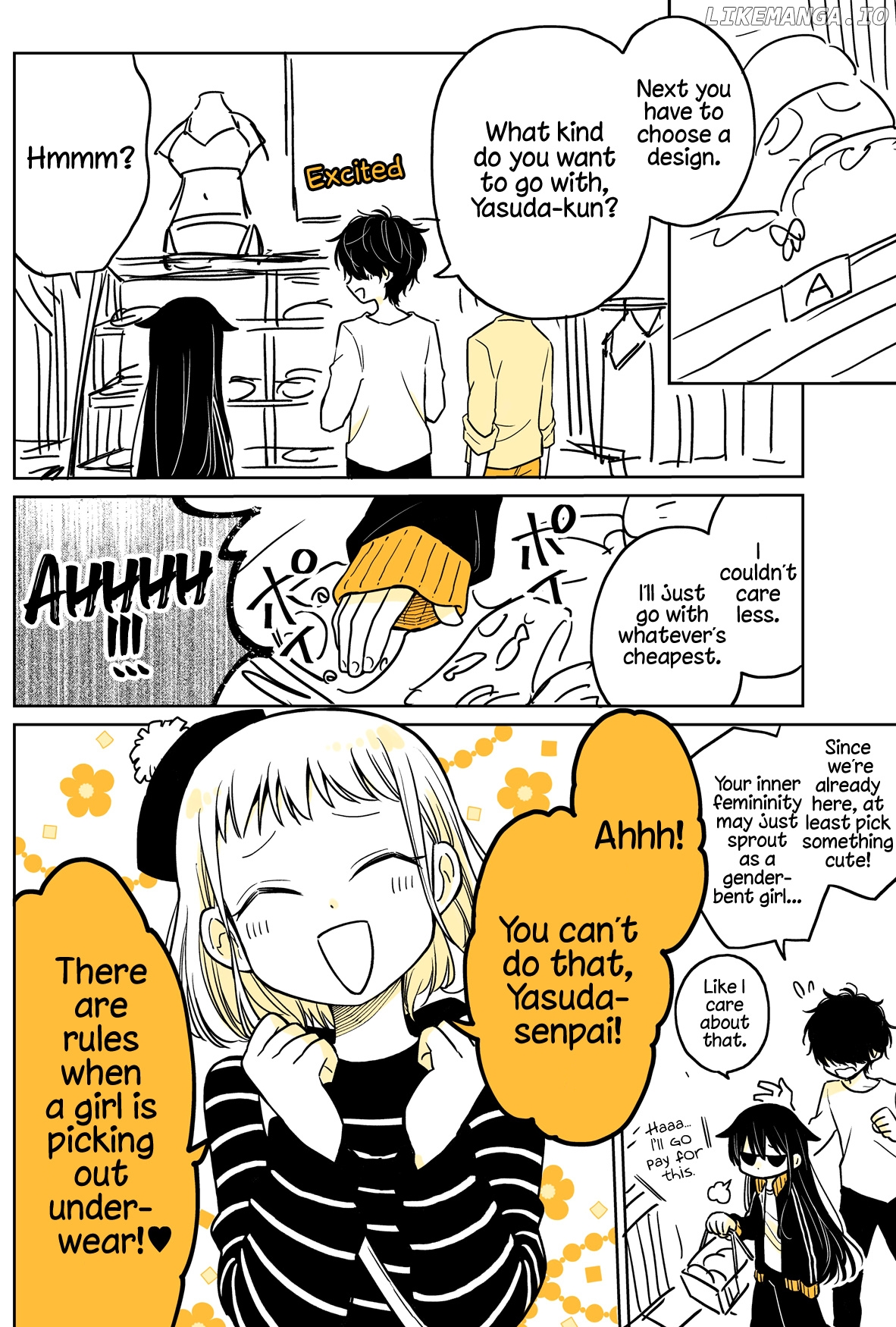 About A Lazy High School Guy Who Woke Up As A Girl One Morning chapter 10.6 - page 4