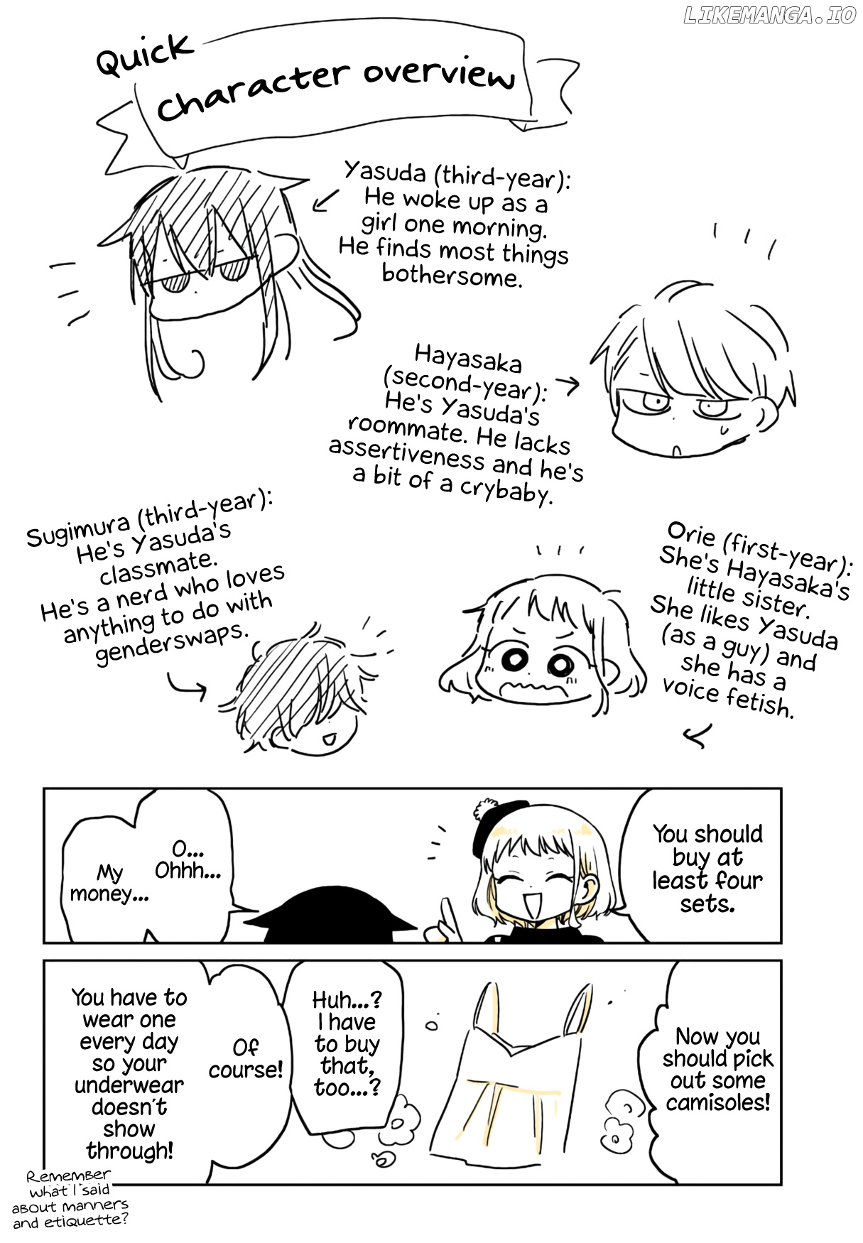 About A Lazy High School Guy Who Woke Up As A Girl One Morning chapter 10.6 - page 7